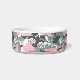 Comedero Camuflaje rosa y gris, ejército, ejército