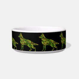 Comedero camuflaje verde militar pastor alemán