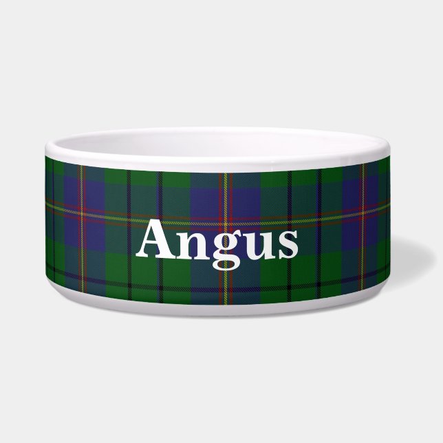 Comedero Carmichael Clan Personalizado Tartan (Frente)