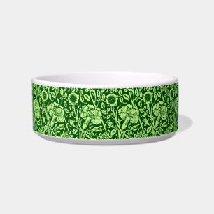 Comedero Carnación Art Nouveau Damask, verde forestal
