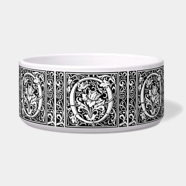 Comedero Carta O Monograma Medieval Art Nouveau (Frente)