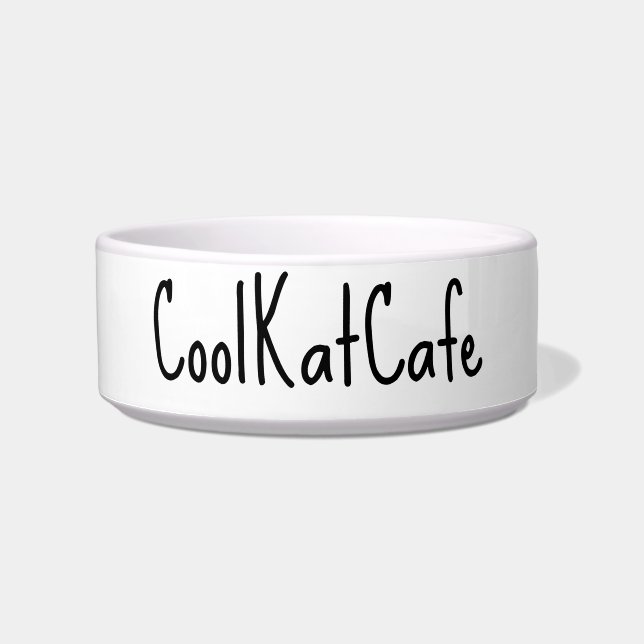 COMEDERO CAT FOOD BOWL DISEÑO DE ESTILO CERAMIC (Frente)