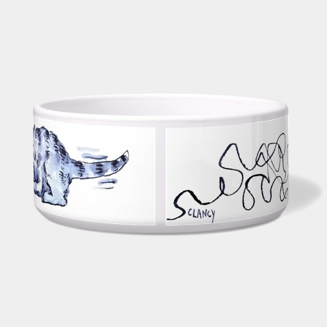 Comedero Cat Yarn Ceramic Pet Bowl (Espalda)