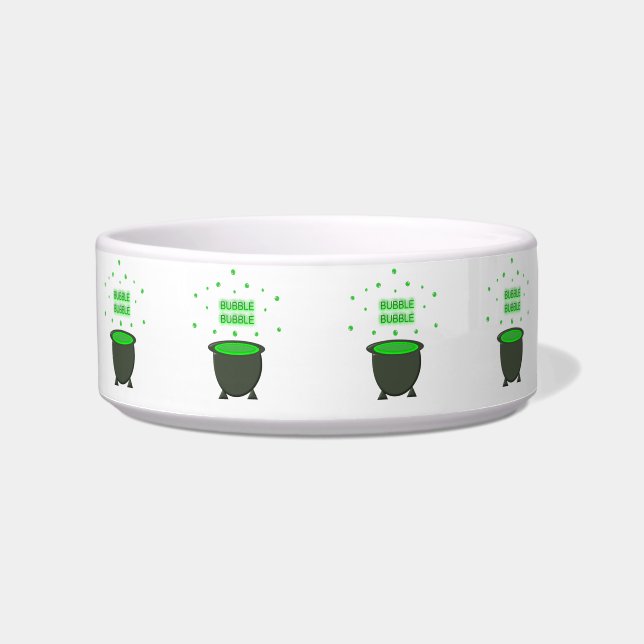 Comedero Cauldron y Bubbling Green Brew Halloween (Frente)