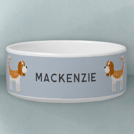 Comedero Cavalier King Charles Spaniel Dog Personalizado