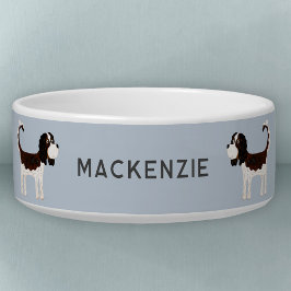 Comedero Cavalier King Charles Spaniel Dog Personalizado