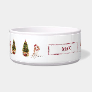 Comedero Cavalier King Charles Spaniel Navidades graciosos