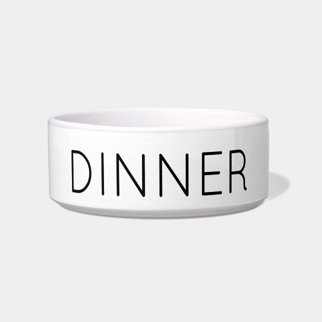 Comedero Cena Perro (Frente)