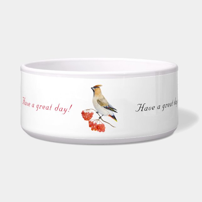 Comedero Cepillo de aves de la selva acuarela (Frente)