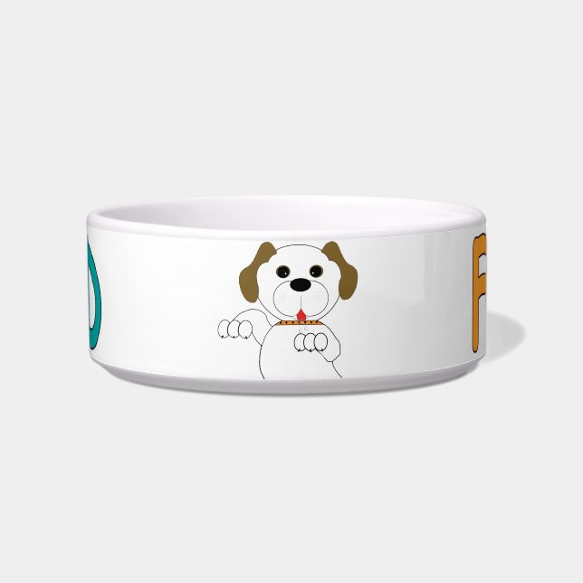 Comedero Ceramic Pet Bowl for you and your Dog! (Frente)