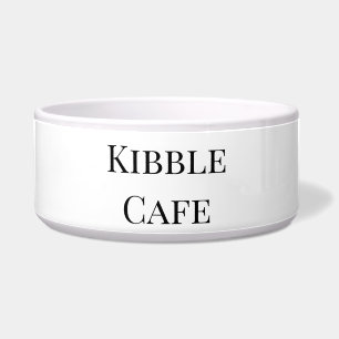 Comedero Ceramic Pet Bowl Kibble Cafe