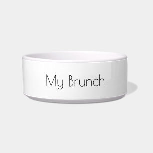 Comedero Ceramic Pet Bowl My Brunch bowl