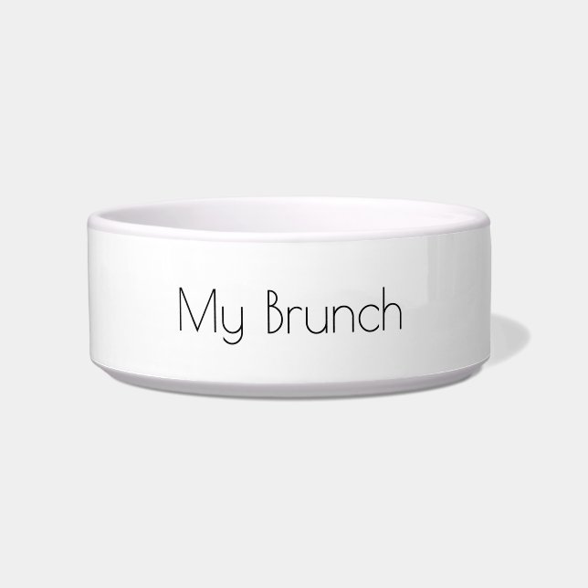 Comedero Ceramic Pet Bowl My Brunch bowl (Frente)