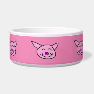 Comedero Cerdo Rosa Feliz
