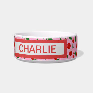 Comedero Cherries Dog Bowl personalizado
