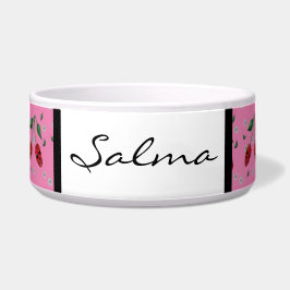 Comedero Cherry Skulls personalizado