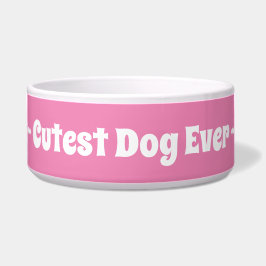 Comedero Chica Rosa Perro Más Lindo Del Mundo Mascota
