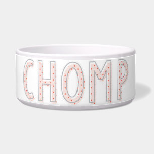 Comedero Chomp Pink Dots Ceramic Pet Bowl
