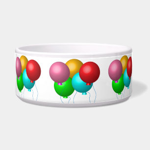 Comedero Cinco globos del cumpleaños