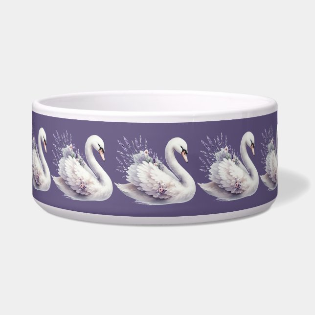 Comedero Cisne acuático con Florencia Lavender (Frente)