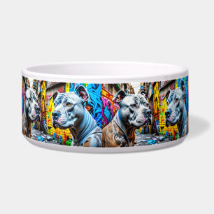 Comedero Ciudad grafiti arte callejero colorido Pitbull urb