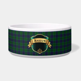 Comedero Clan Austin Personalizado Tartan Plaid Pet Bowl