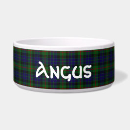 Comedero Clan Gunn Personalizado Tartan Plaid Pet Bowl