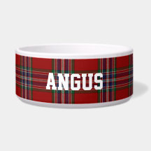 Clan MacFarlane Personalizado Tartan Plaid Pet Bow