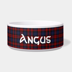 Comedero Clan MacLachlan Personalizado Tartan Plaid Pet Bow