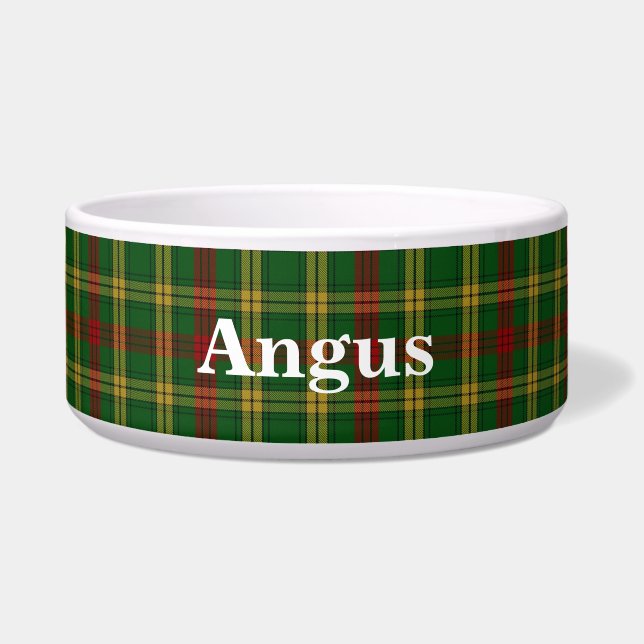 Comedero Clan MacMillan Personalizado Tartan Plaid Bowl (Frente)