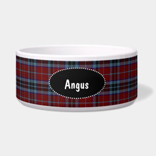 Comedero Clan MacTavish Plaid Personalizado Dog Bowl