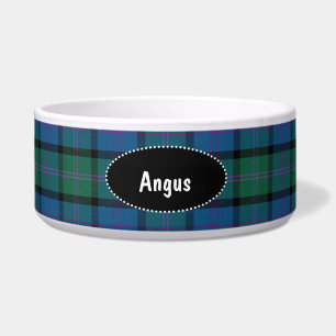 Comedero Clan MacThomas Plaid Personalizado Dog Bowl