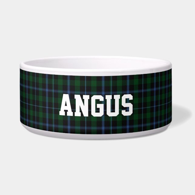 Comedero Clan Murray Personalizado Tartan Plaid Bowl (Frente)