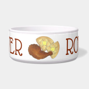 Comedero Clásica comida del Alma frita pollo frito y Waffle