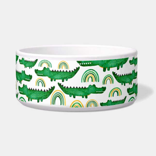 Comedero Cocodrilo acuático cocodrilo cocodrilo arco iris (Frente)