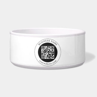 Comedero Código QR con nombre de empresa editable