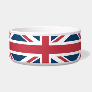 Comedero Collar de mascota con bandera británica Union Jack