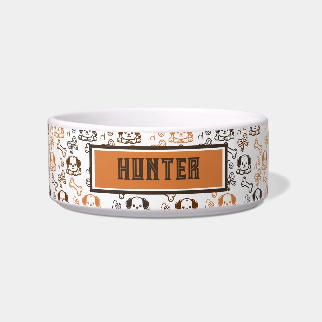 Comedero Collar para cachorro adorable (Frente)