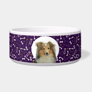 Comedero Collie Personalizado Photo & Name Dog Bowl