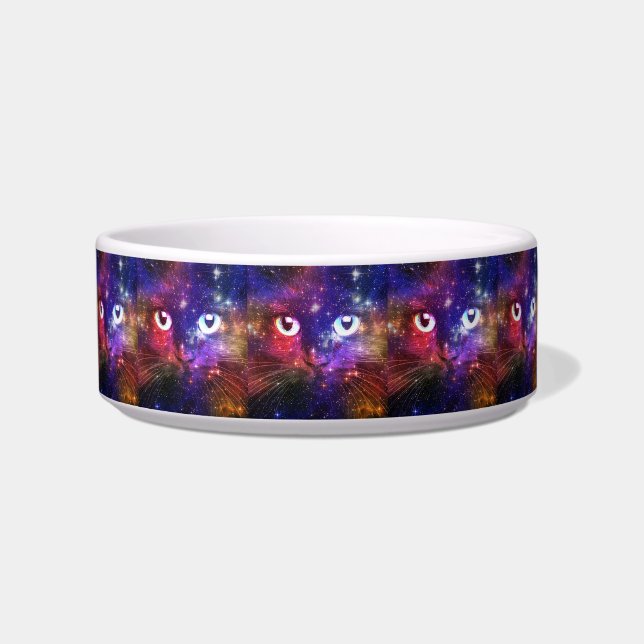 Comedero Color Burst Galaxy Cat  (Frente)