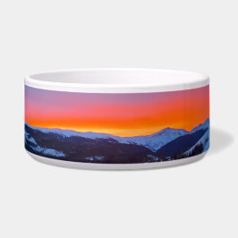 Comedero Colorado Mountain Sunrise Pet Bowl