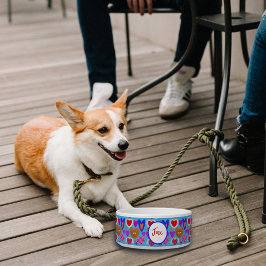 Comedero Colorante multicolor del globo ocular del corazón