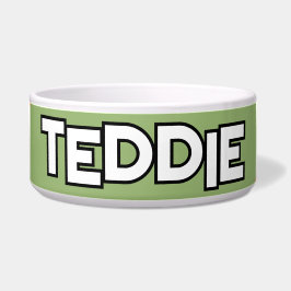 Comedero Colores Boho Verde Musgo Turquesa