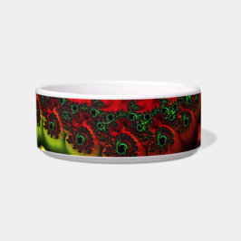 Comedero Colores navidades Mandelbrot Pet Bowl