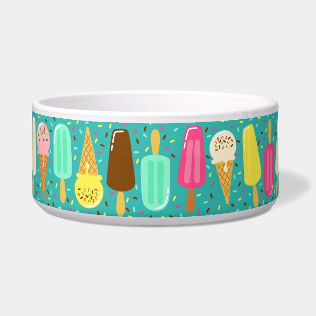 Comedero Colorful Ice Cream Pattern Summer  (Frente)