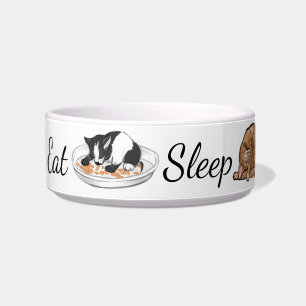 Comedero Comer juego de sueño Repetir CAT BOWL