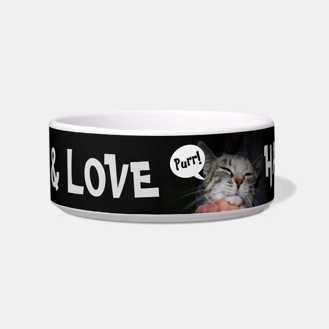 Comedero Comida + Amor = Gato feliz! (Izquierda)