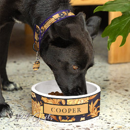 Comedero Comida de perro personalizada y tazón de agua con