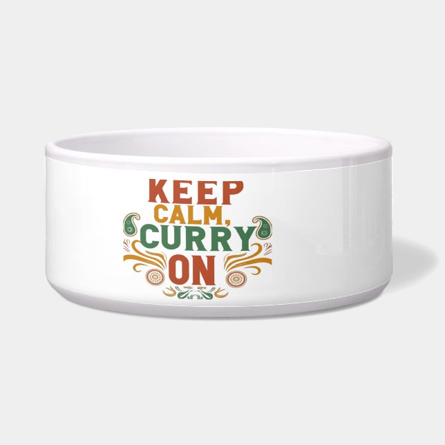 Comedero Comida divertida - Tazón de mascota de cerámica (Frente)