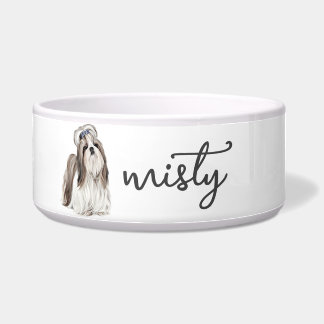 Comedero Comida Shih Tzu personalizada